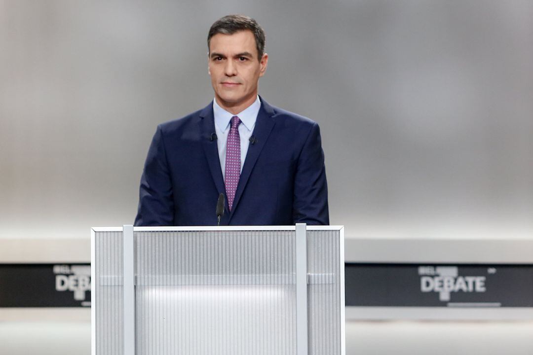 Pedro Sánchez, en el debate