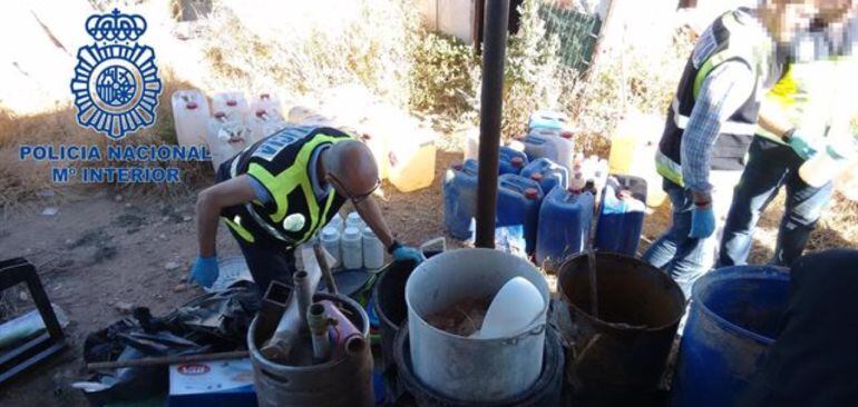 Desmantelado un laboratorio de cocaína en Alcázar de San Juan