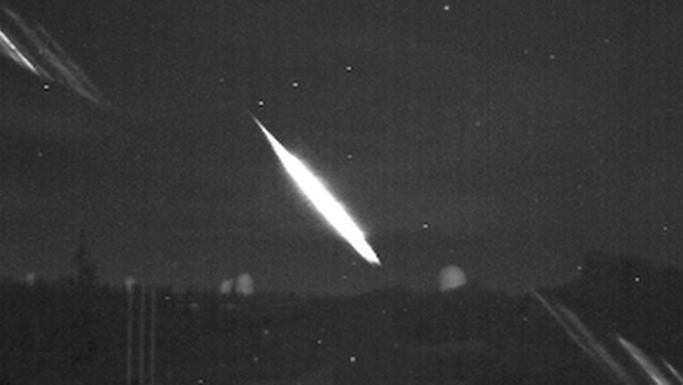 Bola de fuego detectada por el Observatorio Calar Alto.