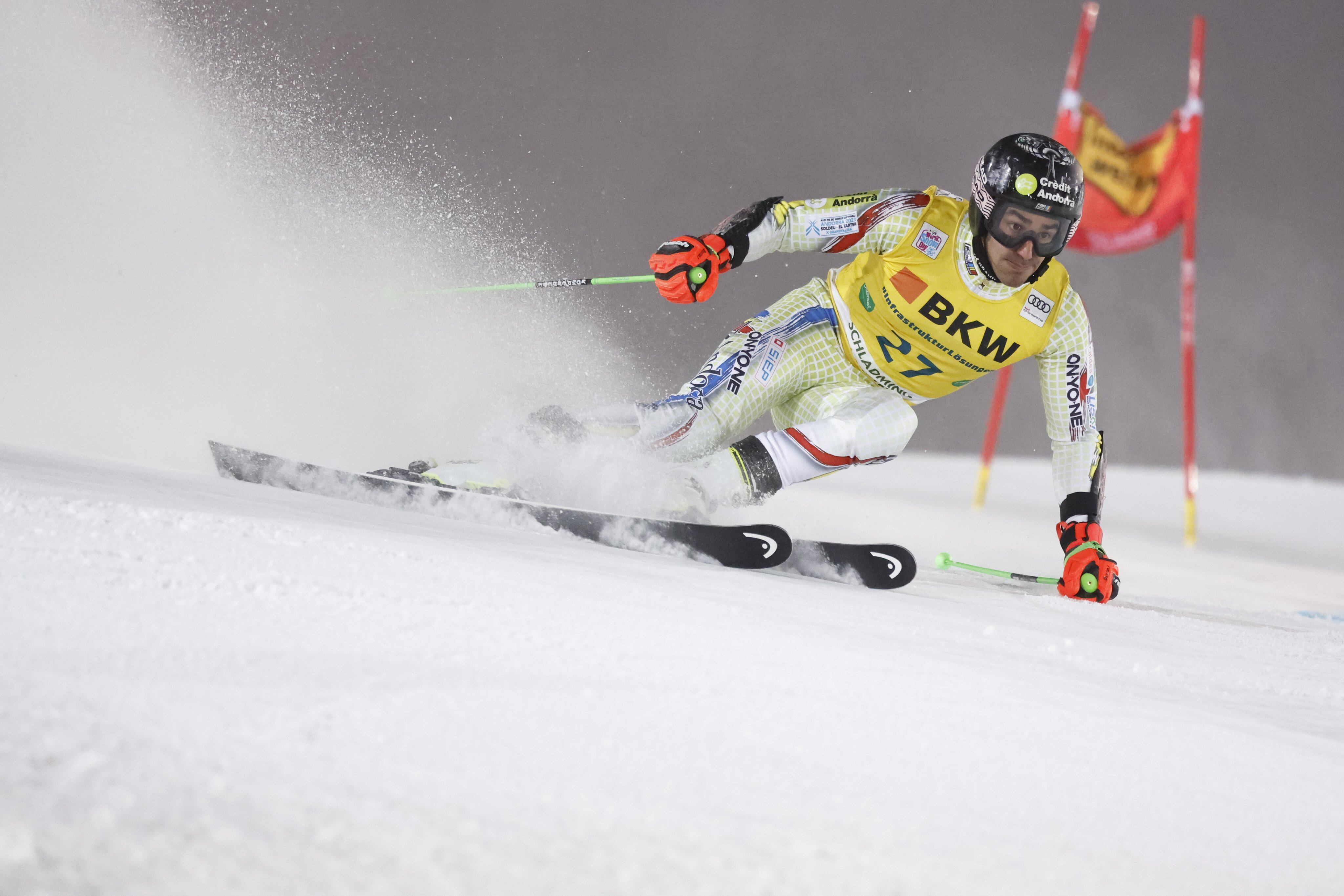 Joan Verdú ha quedat fora al supergegant de la Copa d'Europa d'Orcieres.