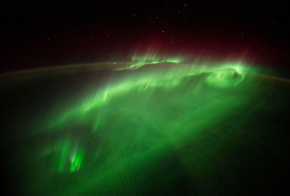 Foto archivo de una aurora boreal.