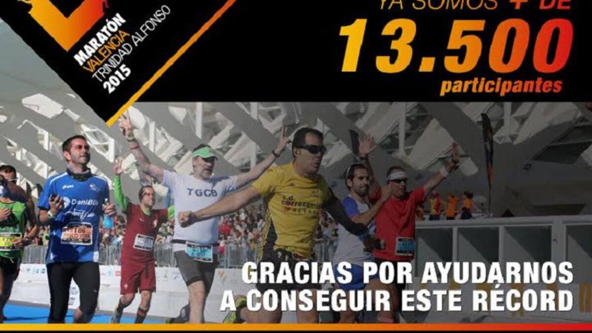 El maratón de Valencia ya ha batido su récord de inscritos
