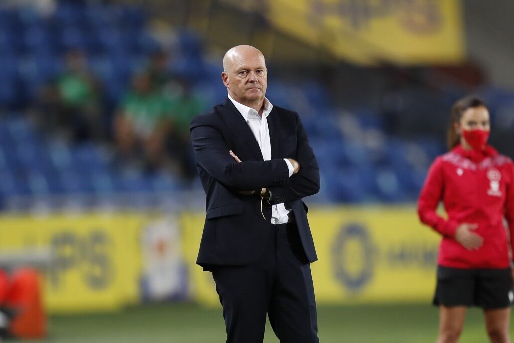 Pepe Mel en un partido con Las Palmas