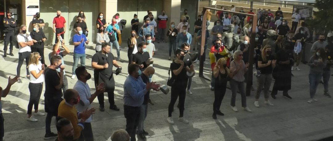 Concentración de Hosteleros