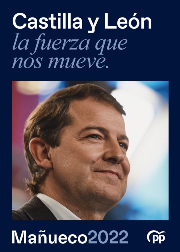 Cartel electoral del PP de Castilla y León