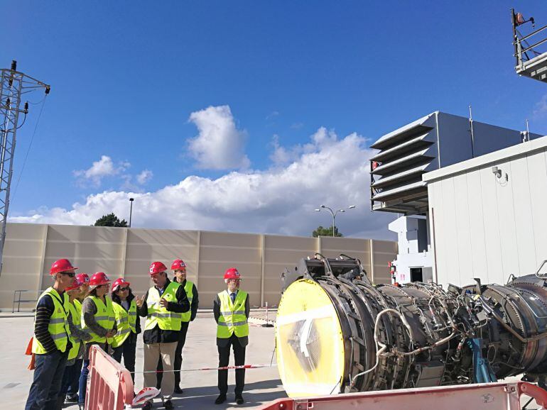 Imagen de archivo de una visita a la central de Endesa en Ibiza