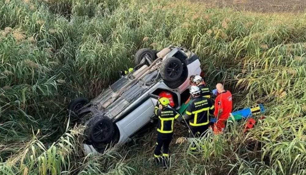 Estado en el que ha quedado el vehículo tras sufrir el accidente