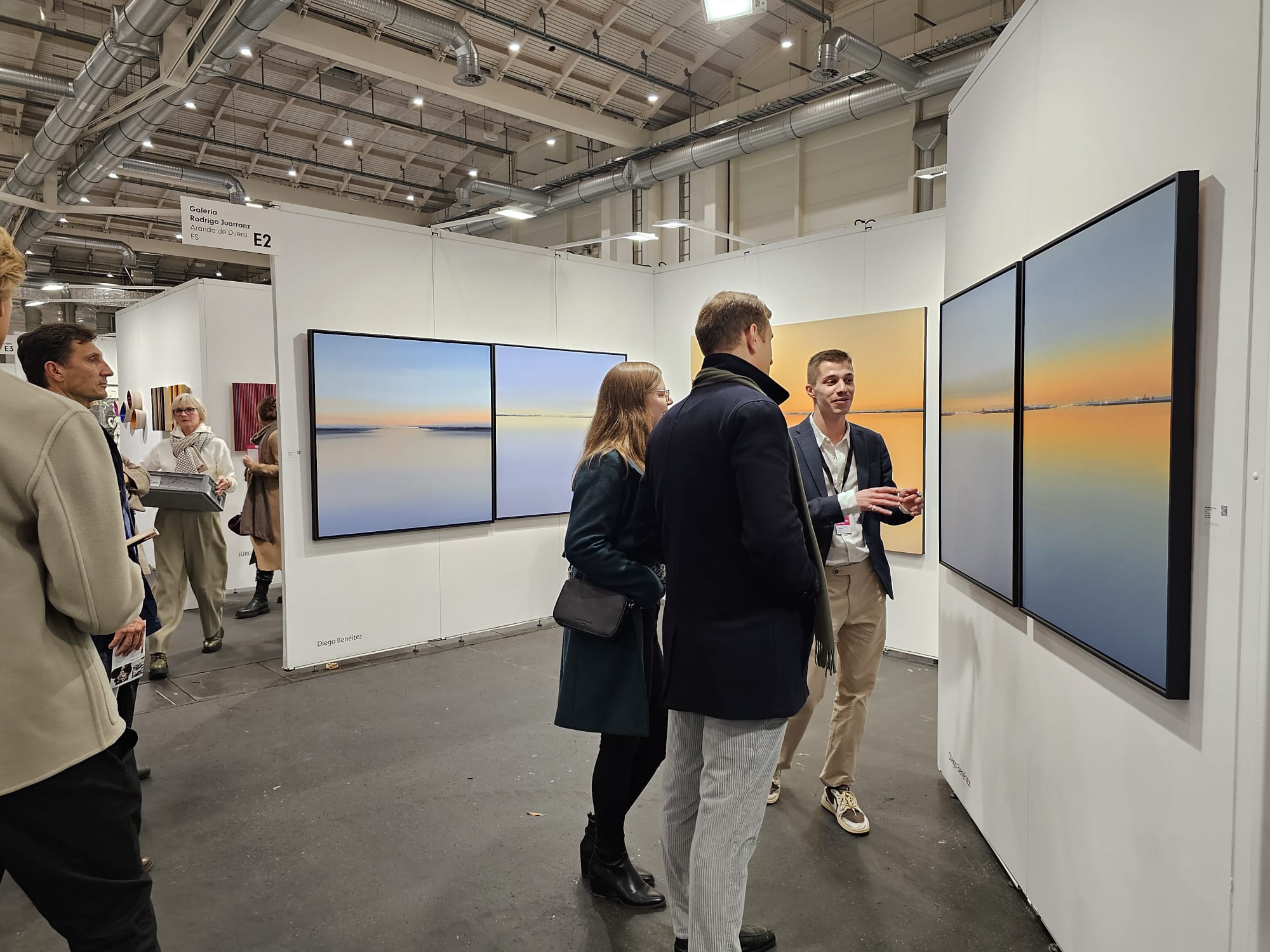 Obras de Diego Benéitez de la galería arandina en Hamburgo