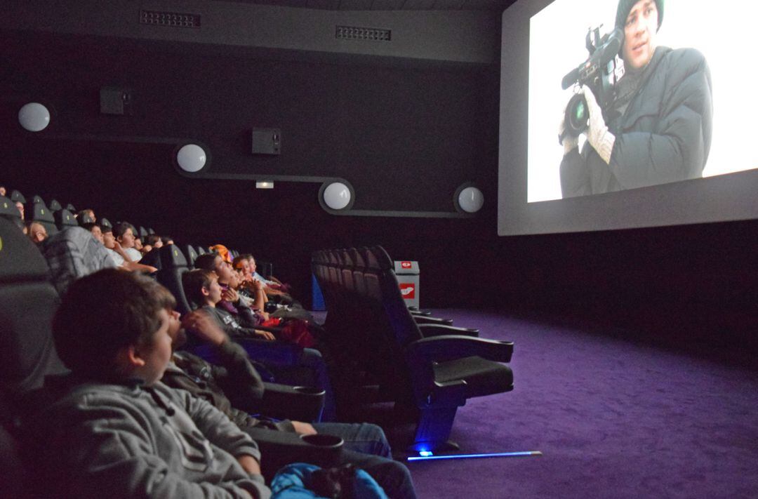 Una sala del cinema Illa Carlemany.