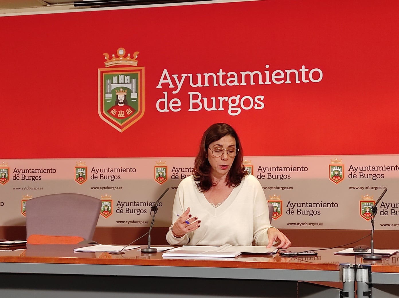 Marga Arroyo, portavoz de En Burgos Podemos.