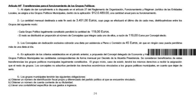 Bases presupuesto Ayto. GU