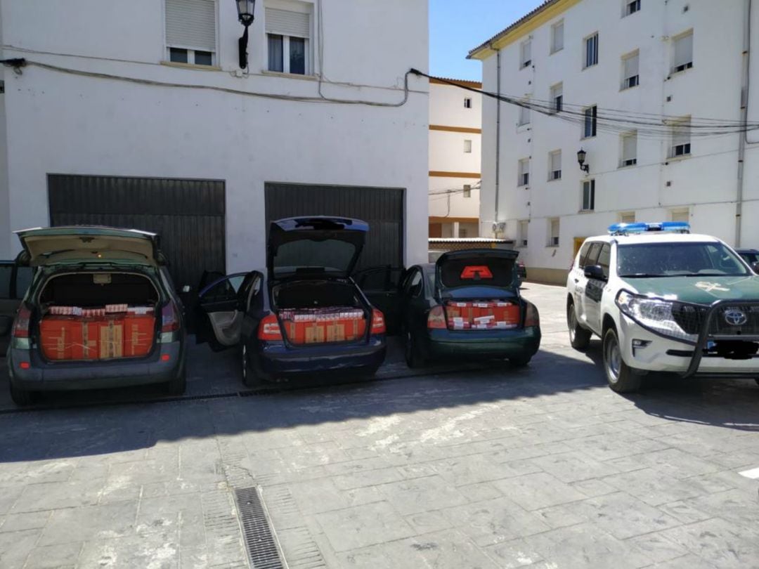 Las cajetillas fueron interceptadas por la Guardia Civil de Ronda en el marco de la operación &quot;Alegend&quot;. 