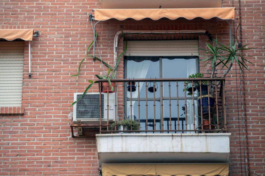 Vista de la vivienda en la que la Policía Nacional investigó el supuesto caso de violación