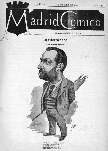 Caricatura de José Ortega Munilla.