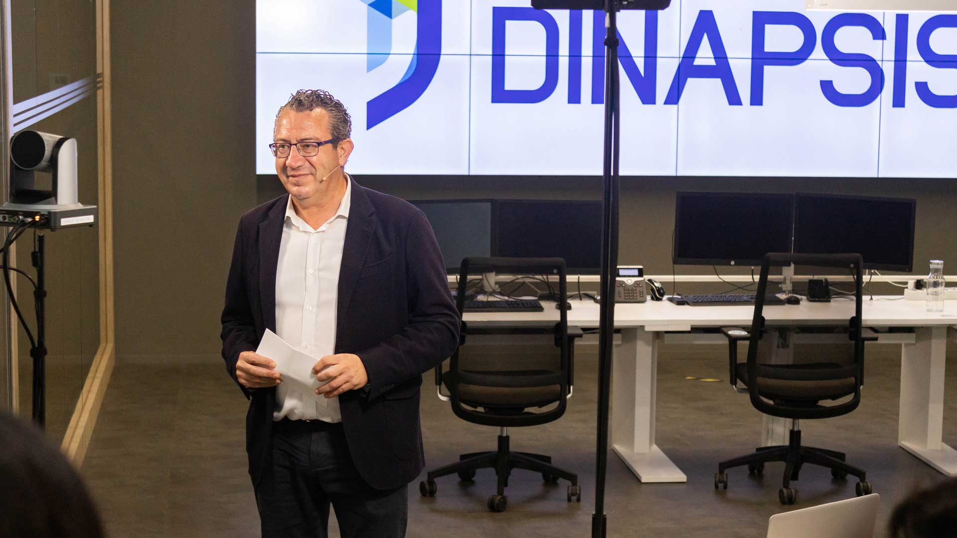 Toni Pérez ha sido uno de los participantes de esta sesión para poner en valor la importancia de los centros de transformación digital Dinapsis y las alianzas para a gestión sostenible del agua y el territorio