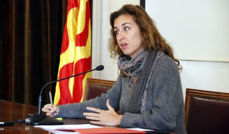 Laia Estrada, portaveu de la CUP a l'ajuntament de Tarragona.