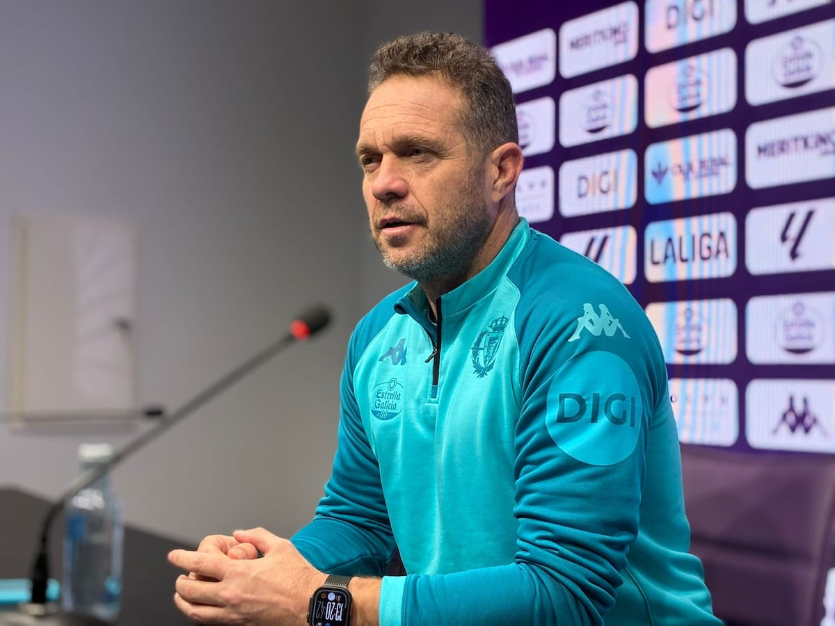Tevenet en la previa ante el Racing de Santander