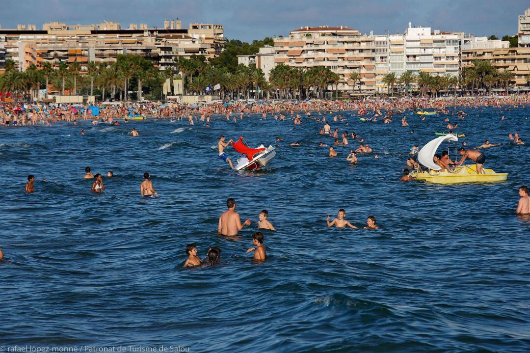 Imatge d&#039;arxiu d&#039;una platja de Salou