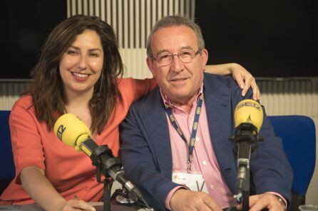 Carmelo Pérez con Puri Beltrán