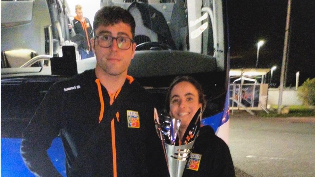 Miguel Ángel Valiente y Nadia Vizcaíno, subcampeones de España