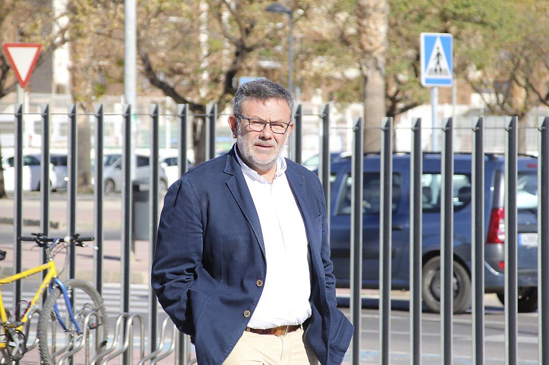 Toni Lorenzo, ex subdelegado del Gobierno en Castellón, en la Ciudad de la Justicia