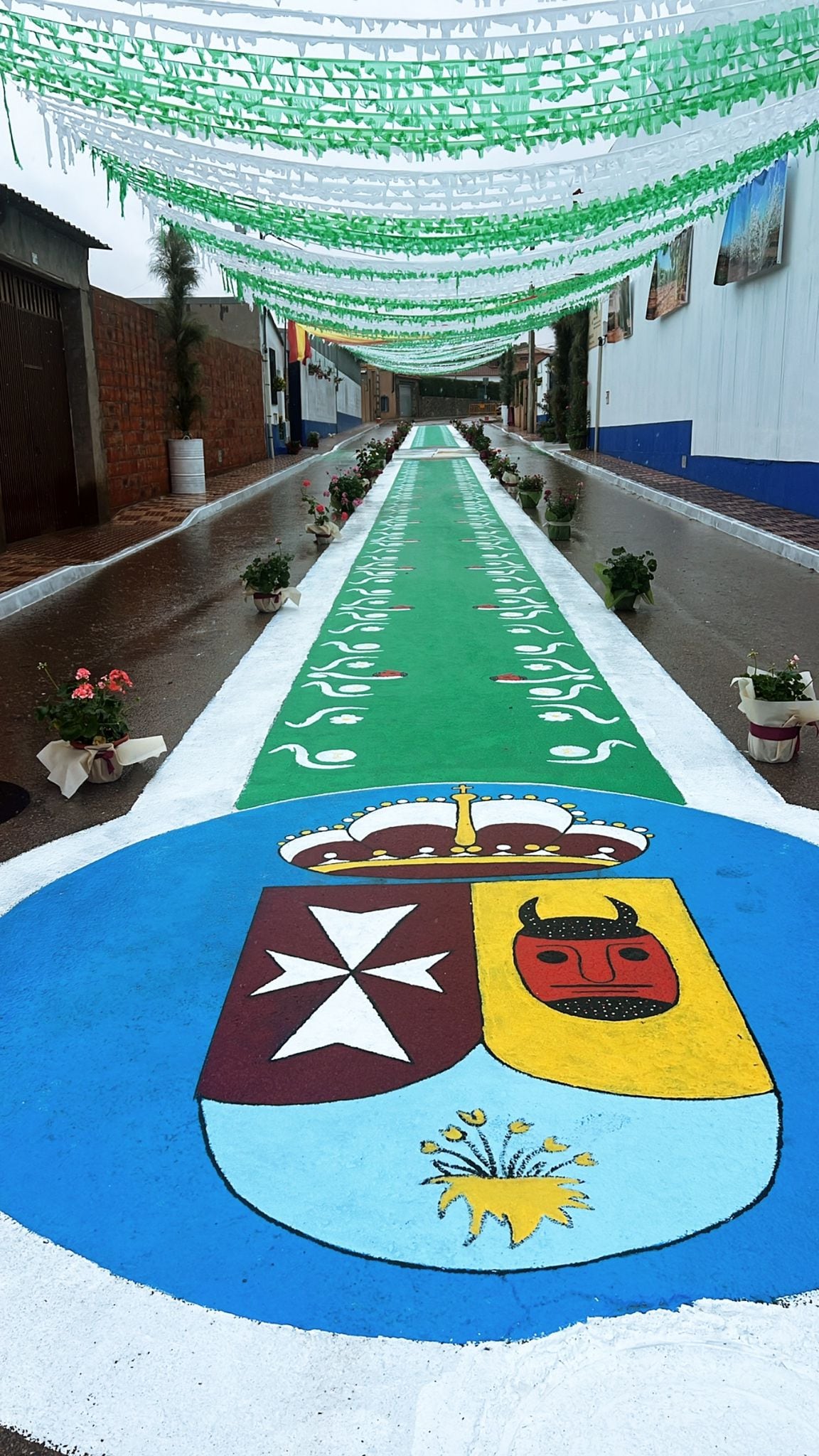 Las calles se engalanan en el Corpus