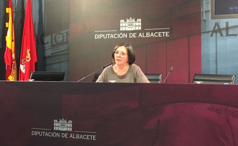 Victoria Delicado, portavoz de Ganemos en la diputación de Albacete