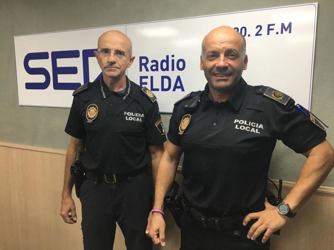 José Manuel Amorós y Francisco J. Molina en Radio Elda Cadena SER