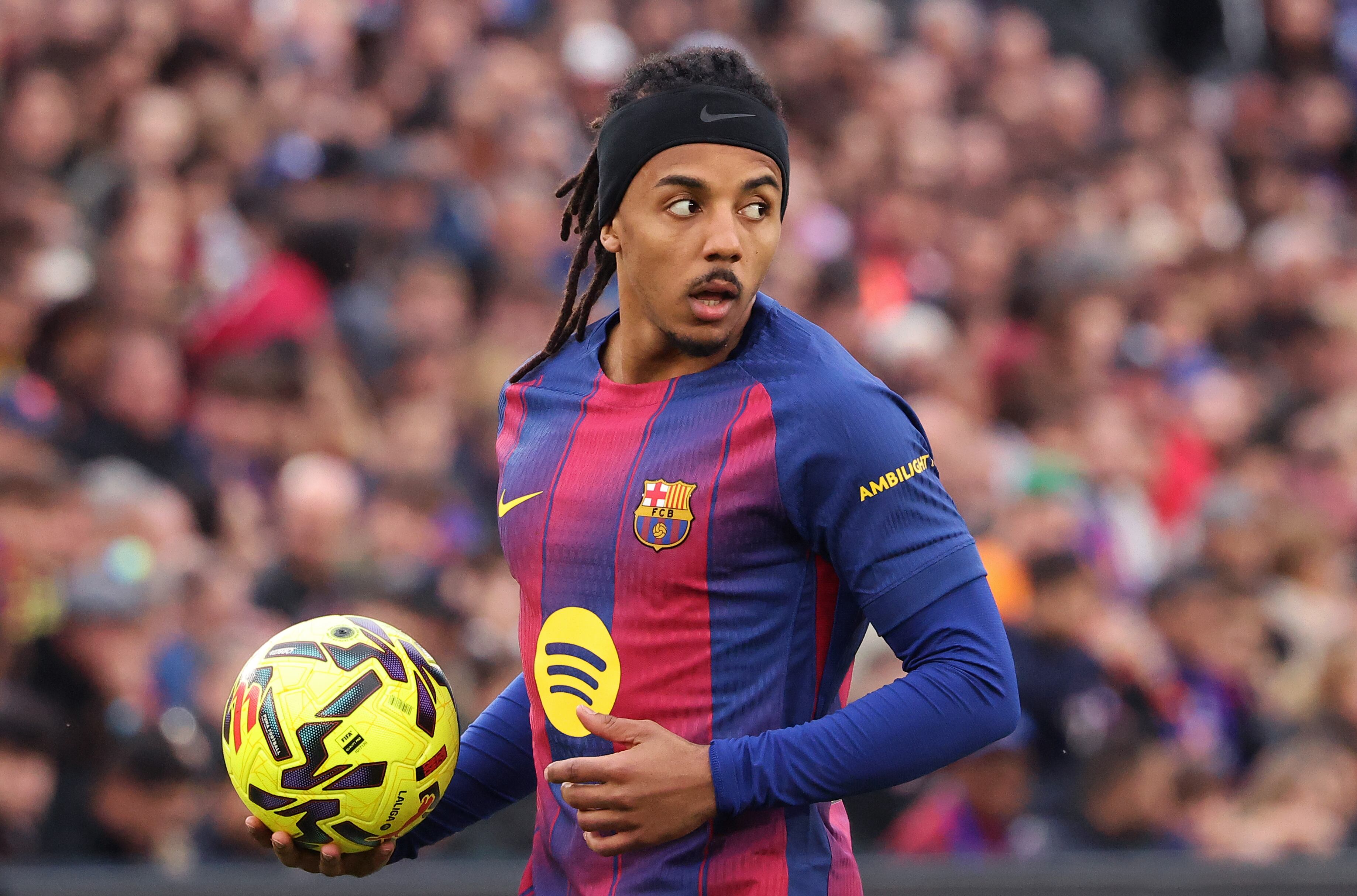 Jules Koundé, en el partido de LaLiga entre FC Barcelona y Villarreal CF