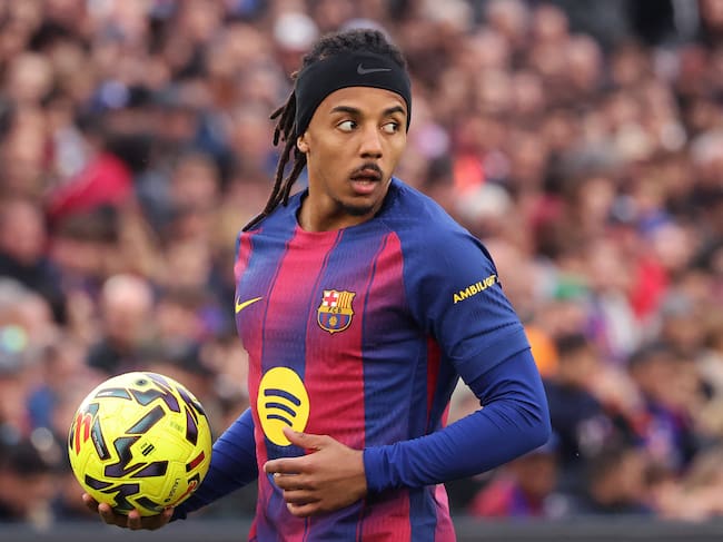 Jules Koundé, en el partido de LaLiga entre FC Barcelona y Villarreal CF