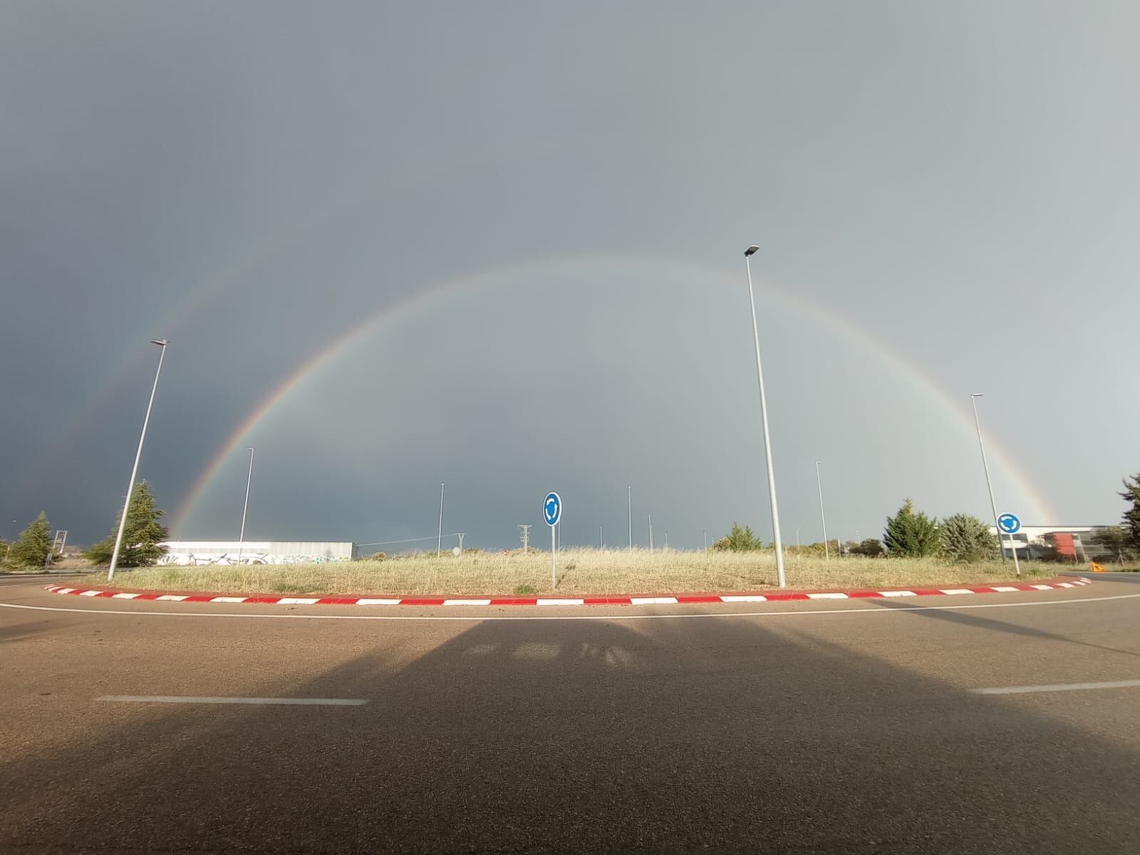 Arcoíris, este sábado, en la provincia de Huesca