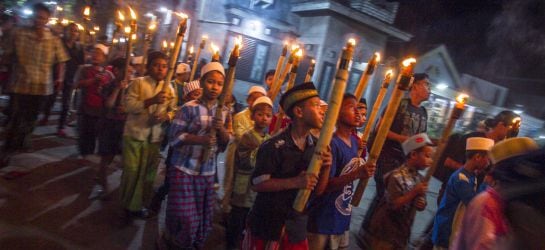 Preparativos del Ramadán en Indonesia