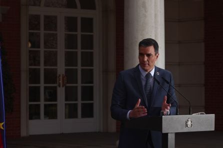 El presidente del gobierno, Pedro Sánchez