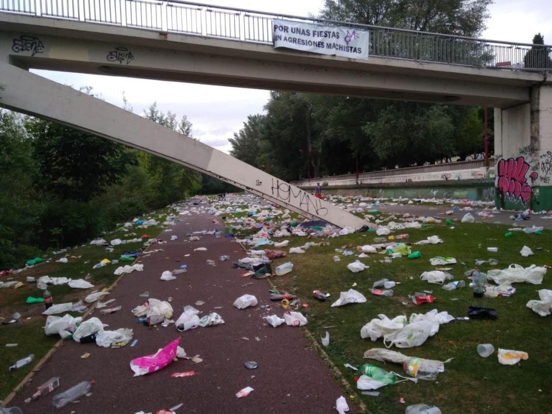 En la zona del río se han recogido la mitad de los resisduos que en 2018