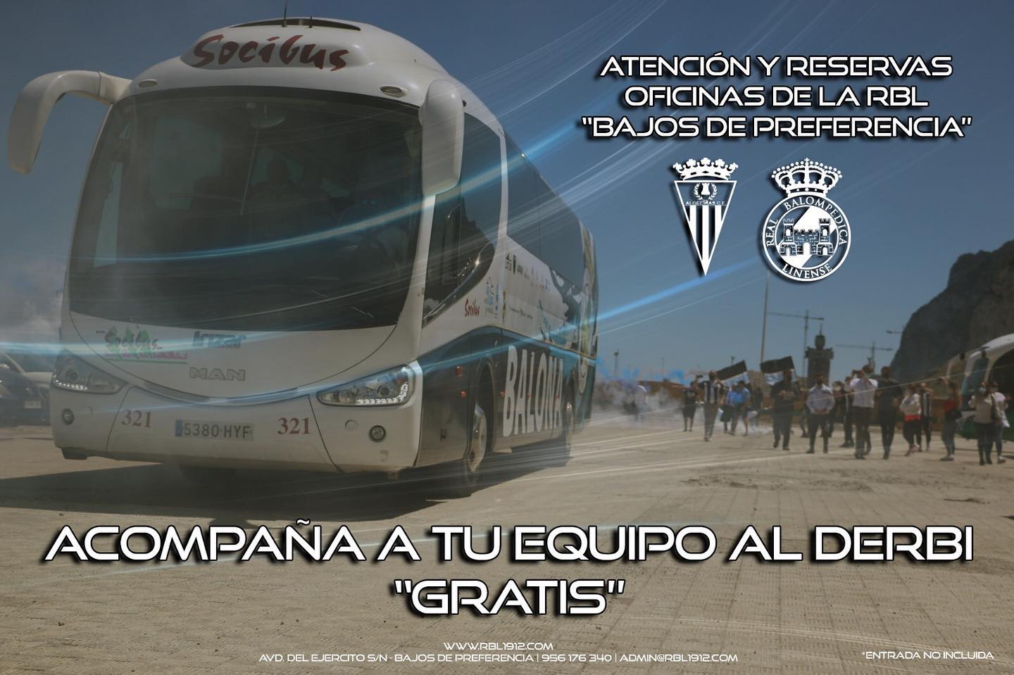 La afición de la Balona irá gratis al Nuevo Mirador