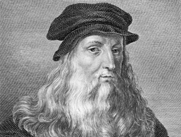 Retrato de Leonardo da Vinci