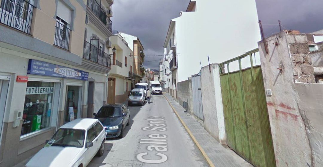 Calle Santo de Pozo Alcón.