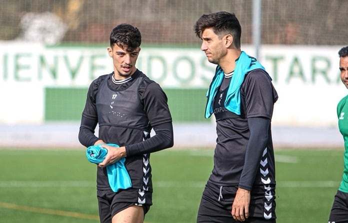 Un entreno de la Balona