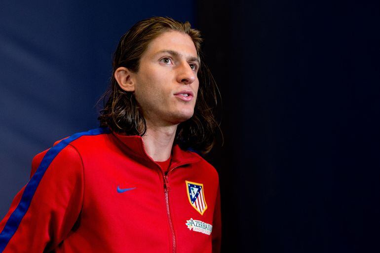 Filipe Luis, en una foto de archivo de su primera etapa como jugador del Atlético de Madrid