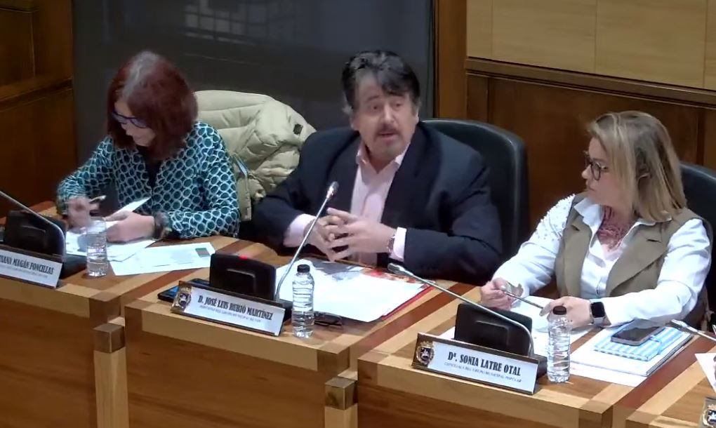 José Luis Rubió, portavoz de Vox, en el último pleno municipal