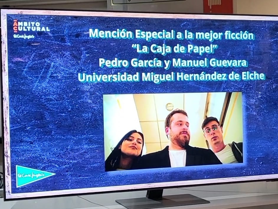 Premio a la mejor Ficción para 'La Caja de papel' en el Cortifestival