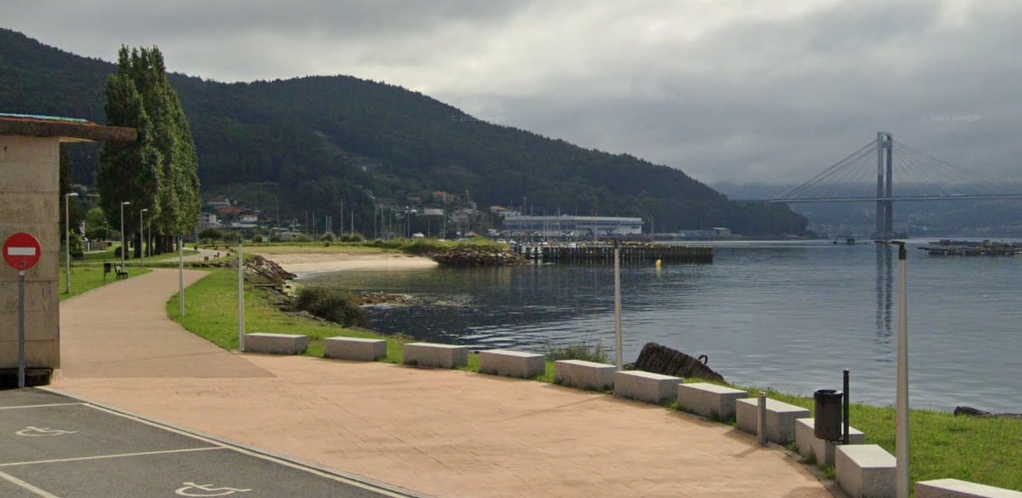 Paseo marítimo de Domaio en Moaña