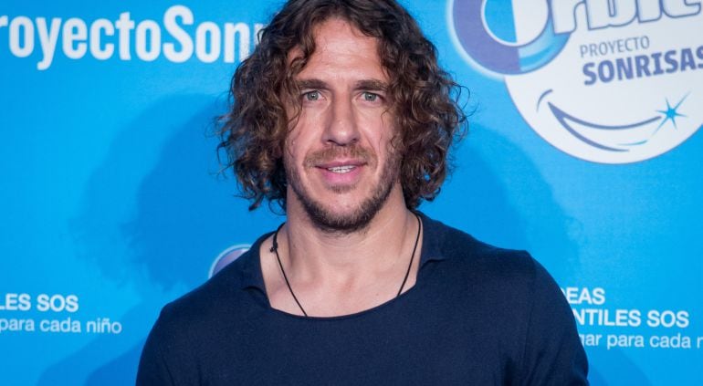 Carles Puyol, en un acto solidario el pasado 19 de junio en Madrid