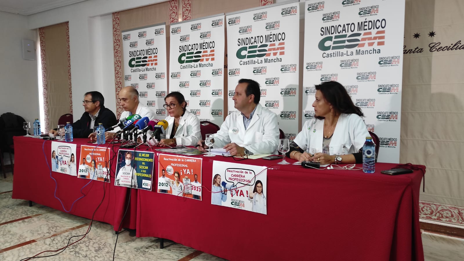 Representantes del CESM CLM en Ciudad Real este viernes