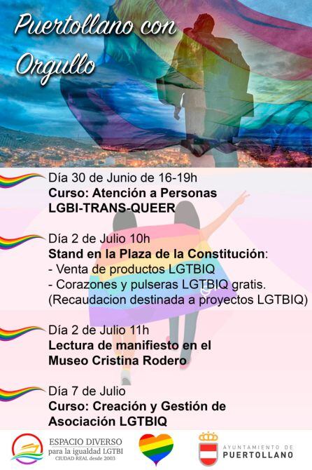 Actividades para conmemorar el Día del Orgullo en Puertollano