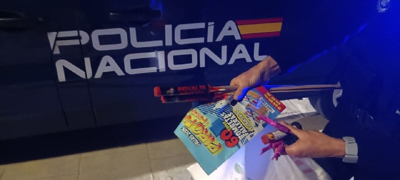Operación policial en las Fallas de València contra la pirotecnia extrema