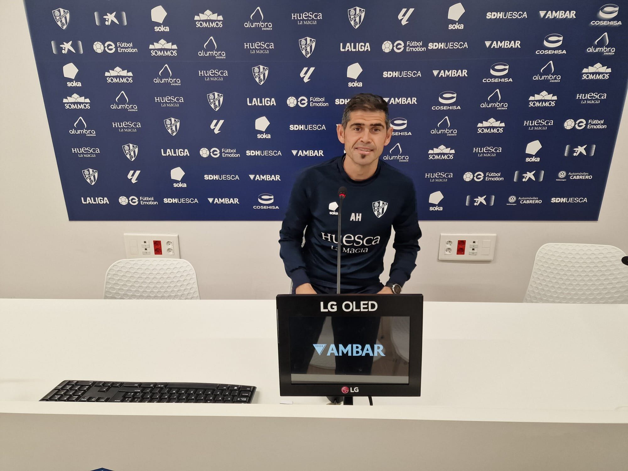 Hidalgo destaca la importancia del partido de este viernes en El Alcoraz