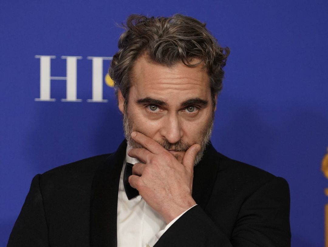 77th Golden Globe Awards - Photo Room - Beverly Hills, California, U.S., January 5, 2020 - Joaquin Phoenix poses backstage