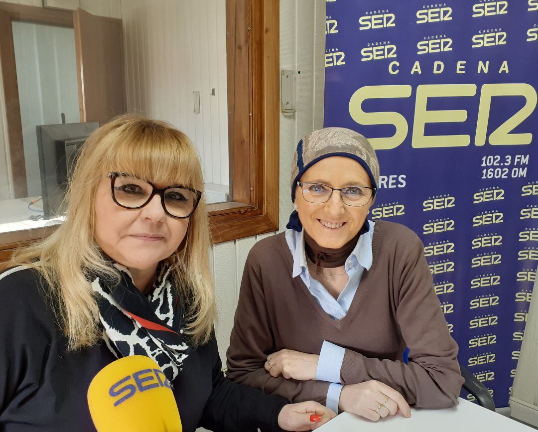 Mari Carmen Soria y María Jesús Latorre.