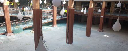 La futura sala de exposiciones